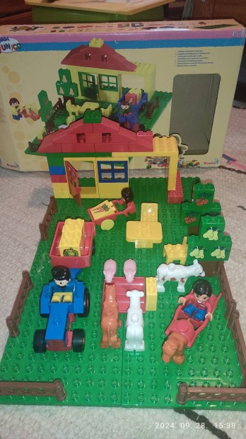 Simba Unico Lego Duplo kompatibilis nagy farm 100 dbos