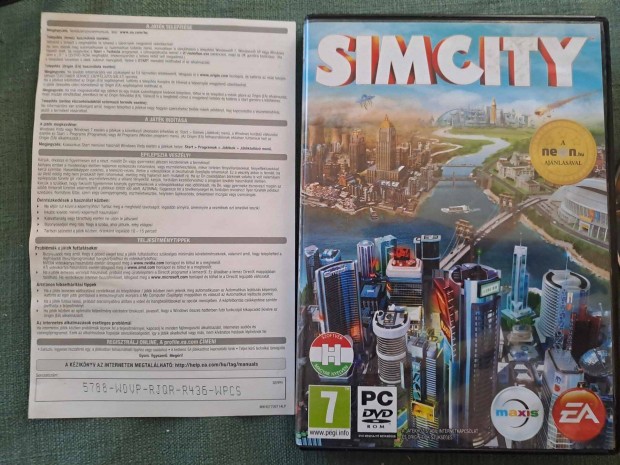 Simcity PC DVD