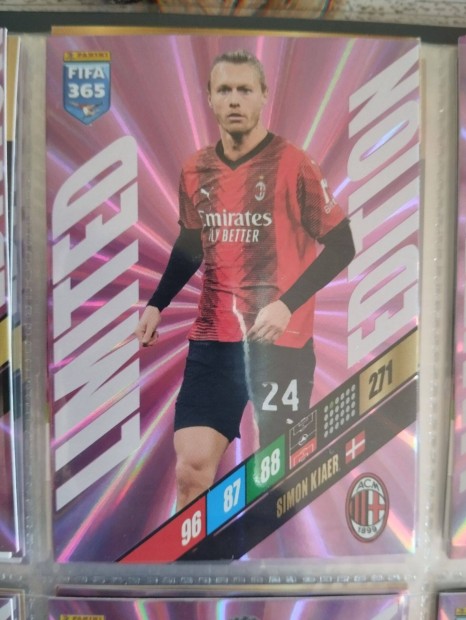 Simon Kjaer (AC Milan) FIFA 365 2024 Limited edition focis krtya