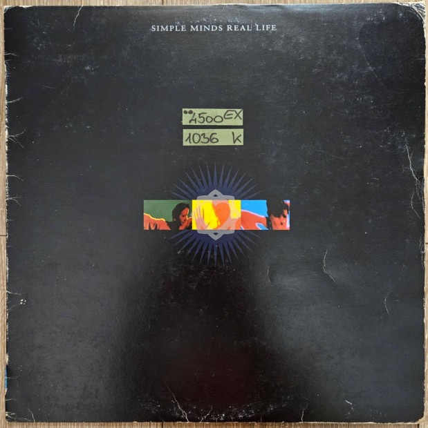 Simple Minds Real Life bakelit lemez, hanglemez LP (1036)