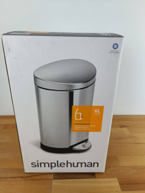 Simplehuman CW1834CB 6 literes flkr alak pedlos szemetes