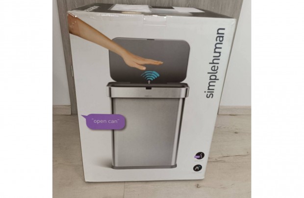 Simplehuman ST2031 58 literes szemetes (hang- s mozgsszenzorral) - S