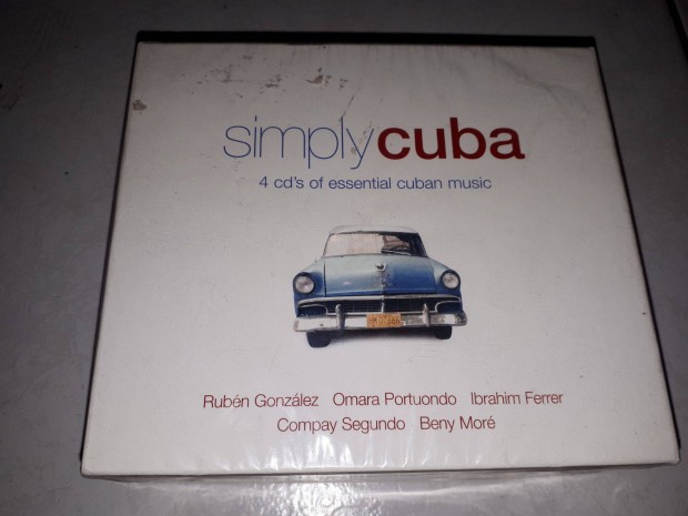 Simply Cuba 4 cd-s msoros CD csomag - j