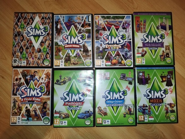 Sims 3 Eredeti s 13 kiegszt Magyarul!