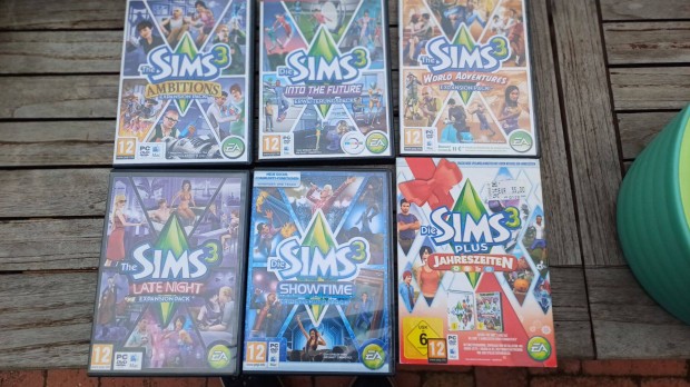 Sims 3 PC 6 db játék