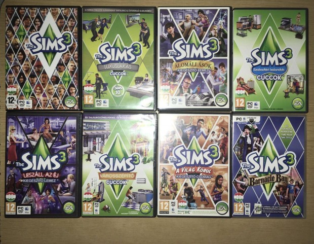 Sims 3 + kiegsztk (s 1db Sims 2 kiegszt) gyjtknek