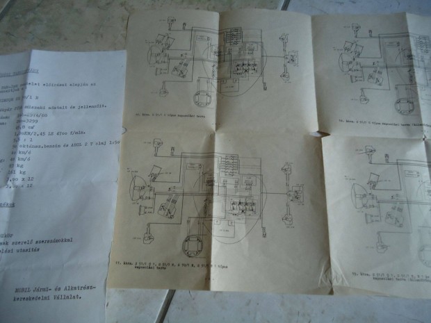 Simson 51/B s 51/C kapcsolsi rajz