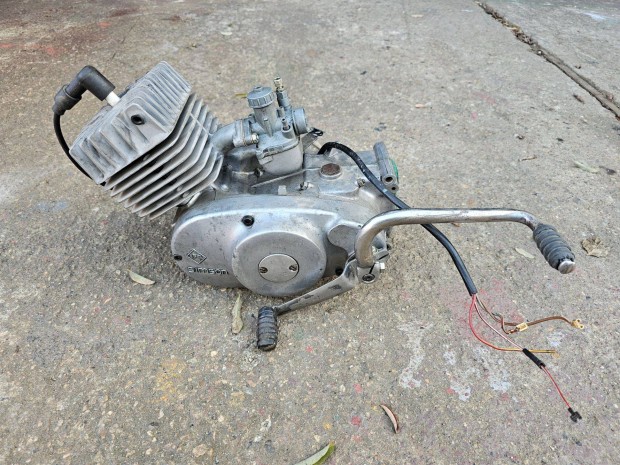 Simson S50 motor, blokk feljtott llapotban elad