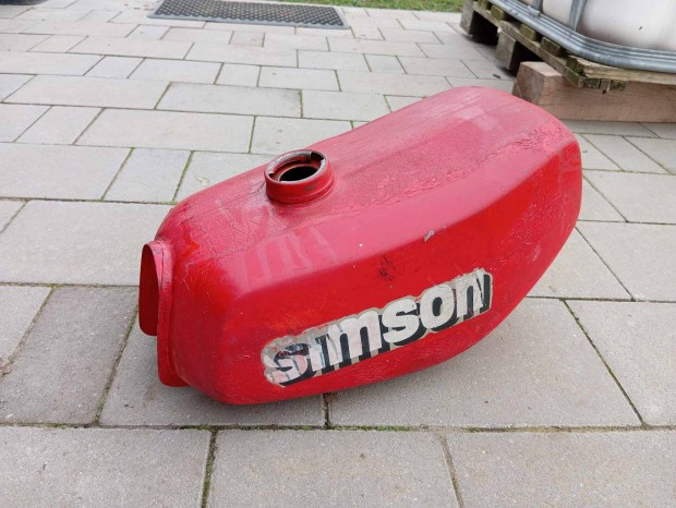 Simson S51B Tank piros+dekni