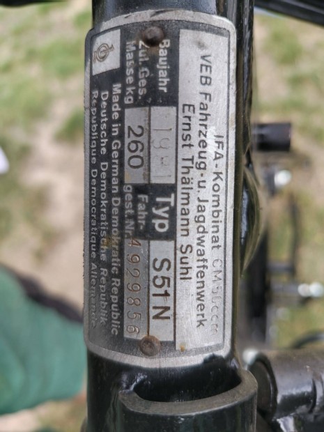 Simson S51N gyri