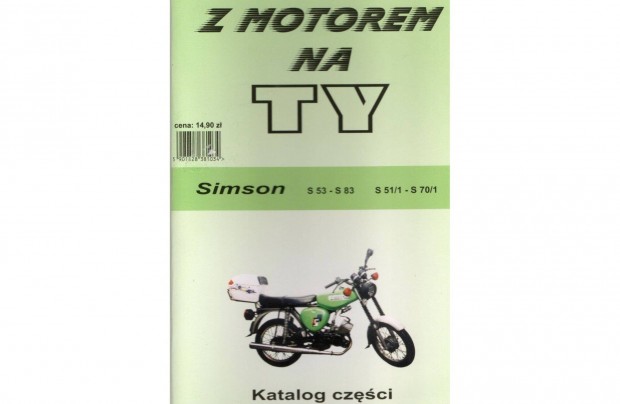 Simson S53/ S83 / S51 / S70 alkatrsz katalgus ( Lengyel )