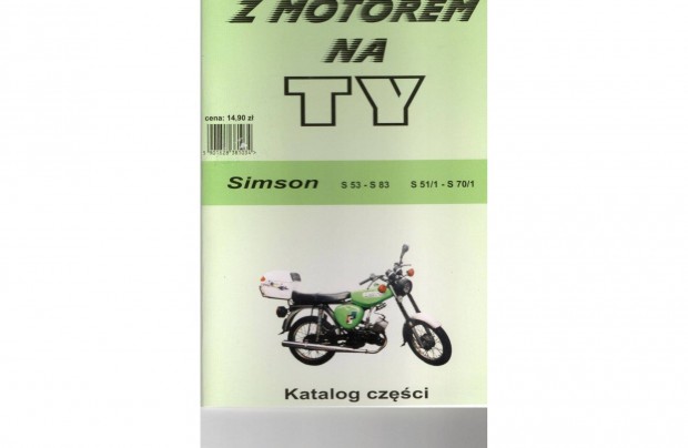 Simson S53/ S83 / S51 / S70 alkatrsz katalgus ( Lengyel )