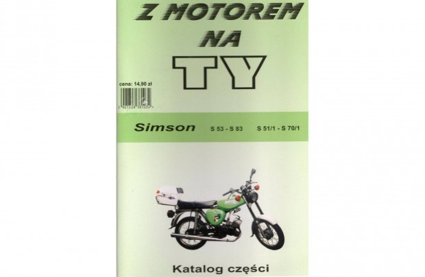 Simson S53/ S83 / S51 / S70 alkatrész katalógus ( Lengyel ) (3.)