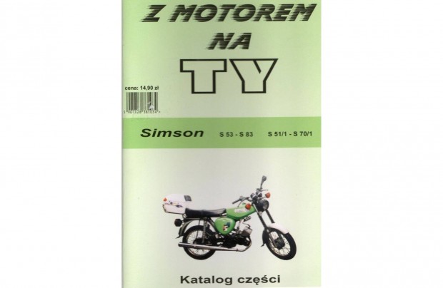 Simson S53/ S83 / S51 / S70 alkatrész katalógus ( Lengyel ) (3.)