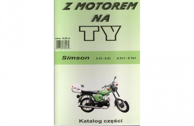 Simson S53/ S83 / S51 / S70 alkatrész katalógus ( Lengyel ) (3.)