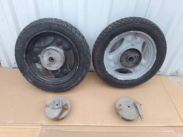 Simson SR50 kerekek / kézikocsi kerekek gumizva
