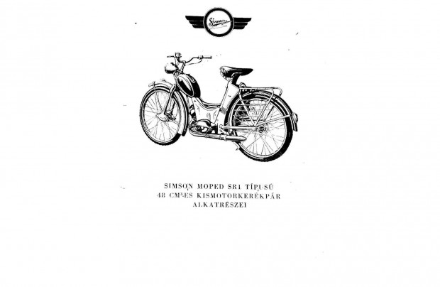 Simson SR 1 alkatrész katalógus ( Magyar )(5.)