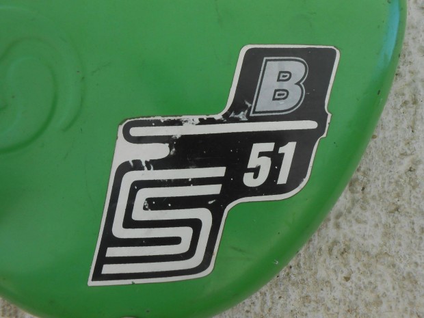 Simson S 51 B ,eredeti fnyezs DDR-es oldaldekni elad