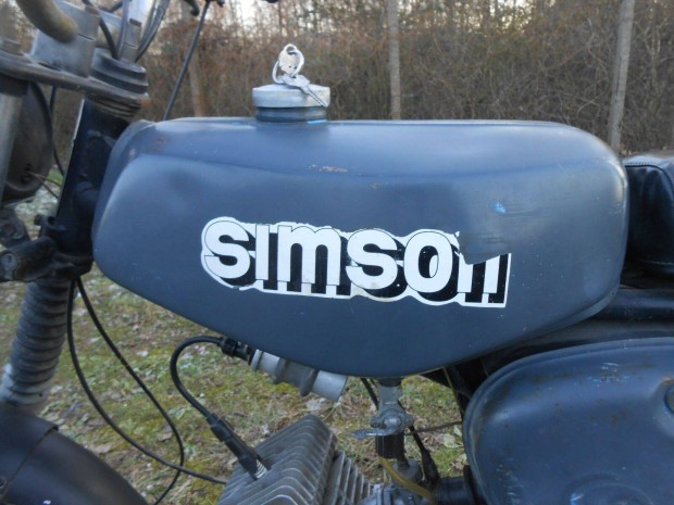 Simson S 51 N-rl :eredeti -gyri DDR-s benzintank elad