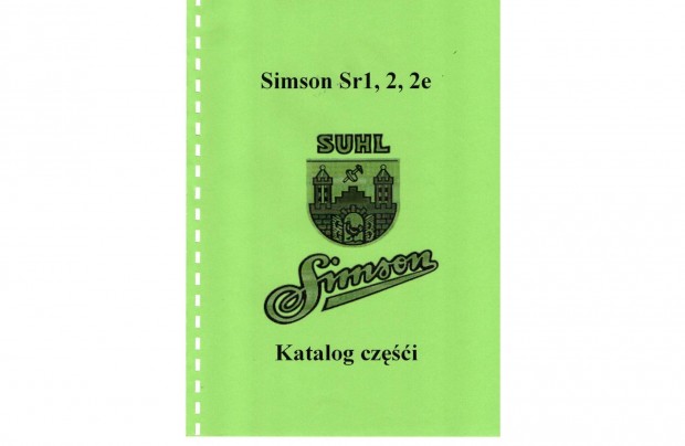 Simson Sr1, 2, 2e alkatrsz katalgus (Lengyel )(26.)