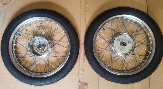 Simson alu kerk 1,5x16 , Heidenau K30 gumival szerelve