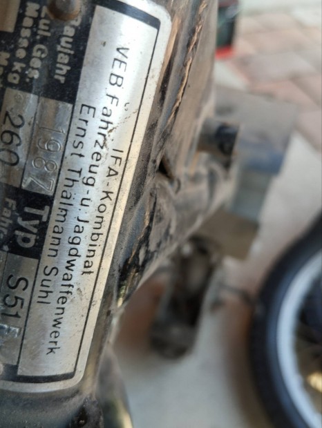 Simson s51e gy�ri enduro darabokban minden eredeti 