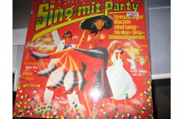 Sing mit Party dupla bakelit hanglemez elad