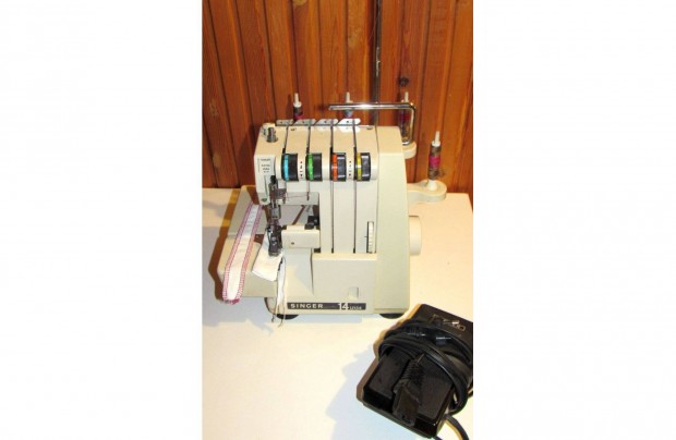 Singer 14U134 tp. Fm szerk. overlock interlock tisztz varrgp