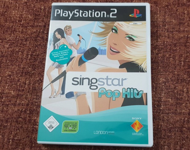Singstar Pop Hits Playstation 2 eredeti lemez ( 2500 Ft )