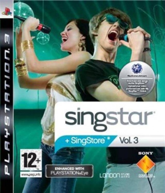 Singstar Vol. 3 + 2 mikrofon eredeti Playstation 3 jtk