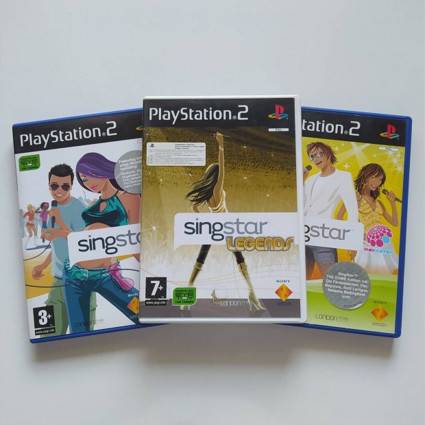 Singstar j�t�kok PS2 Playstation 2