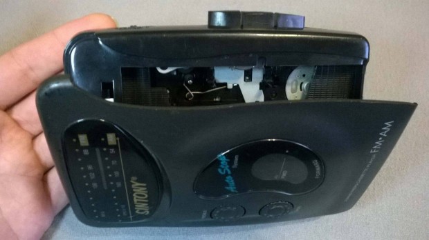Sintony, rádiós kazetta lejátszó walkman