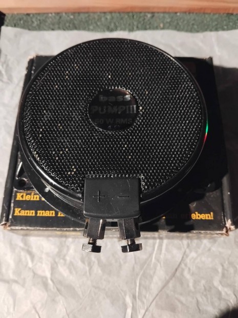 Sinuslive Basspump III 4 Ohm passz�v aut�s m�lynyom� hangsz�r� 50Wrms