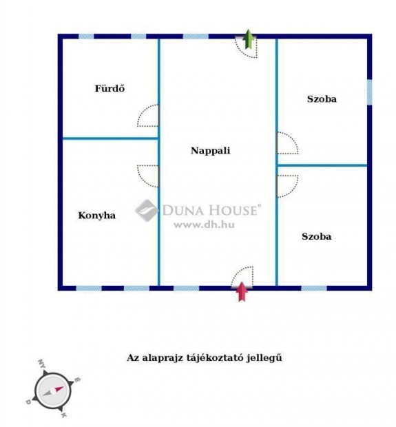 Siófoki 60 nm-es ház eladó