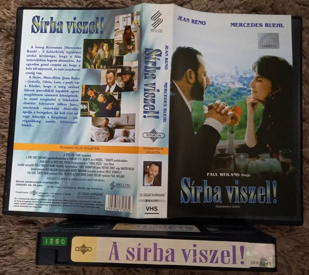 Srba viszel - vgjtk vhs - Jean Reno- nagytok