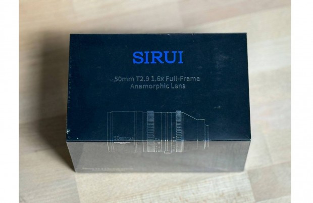 Sirui Venus 50mm, T2.9, 1.6x Full Frame anamorf objektv (Sony E)
