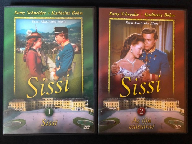 Sissi 1-2. DVD (2db, karcmentes, Romy Schneider, Karlheinz Bhm)