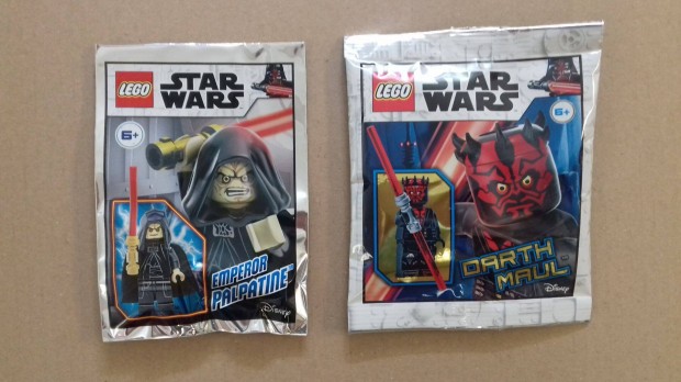 Sith -ek: j Star Wars LEGO Palpatine csszr + Darth Maul a 75537 kic