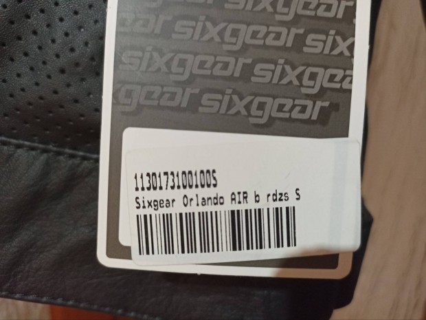 Sixgear Orlando Air motoros bőrdzseki, teljesen új