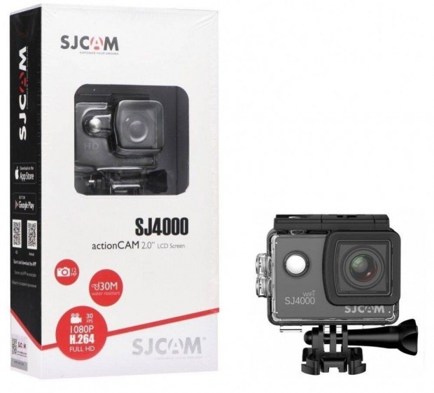 Sjcam SJ4000 Wifi 32GB akcikamera szett