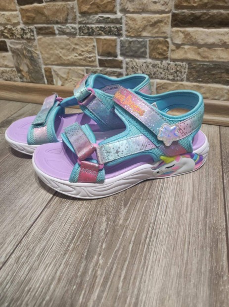 Skechers vilgt unikornisos szandl 34-es mret