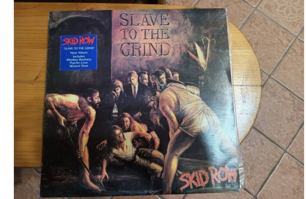 Skid Row Slave To The Grind bakelit hanglemez elad