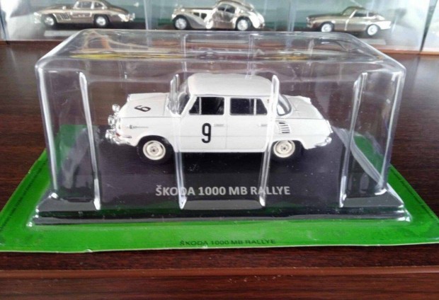 Skoda 1000 MB rally kisauto modell 1/43 Elad