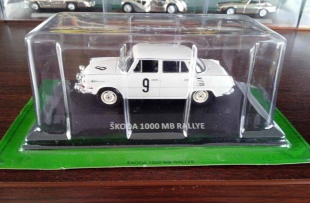 Skoda 1000 MB rally kisauto modell 1/43 Elad