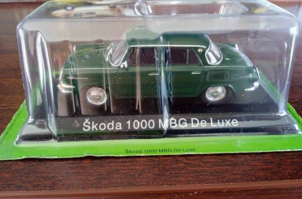 Skoda 1000 Mbg De Luxe kisauto modell 1/43 Elad