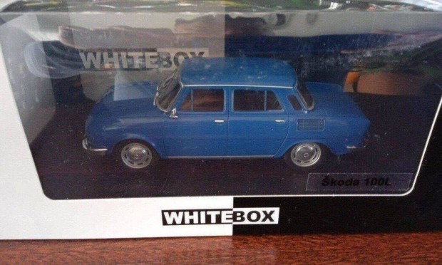 Skoda 100L White-Box kisauto modell 1/24 Elad