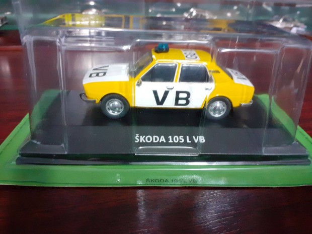 Skoda 105L VB kisauto modell 1/43 Elad