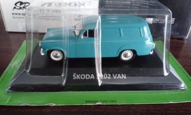 Skoda 1202 Van kisauto modell 1/43 Elad