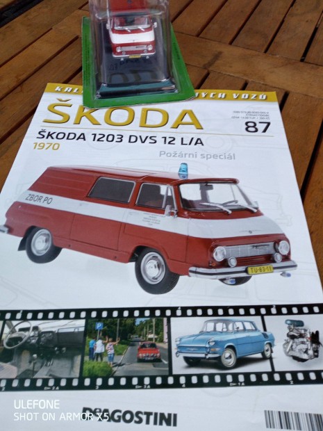 Skoda 1203 DVS 12 L/A Deagostini 1/43 Új!!! Bontatlan!!!