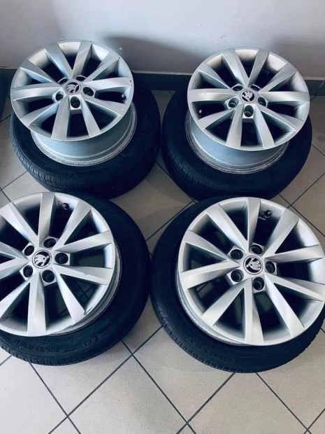 Skoda 16 Alcatras alufelni felni Octavia Superb vw 